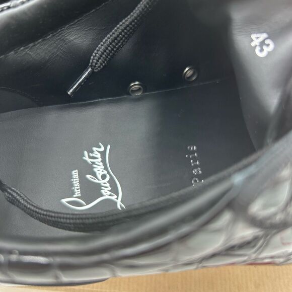 Men's Christian Louboutin rantolow Orlato flat sneaker size 43 made in Italy - Picture 12 of 14